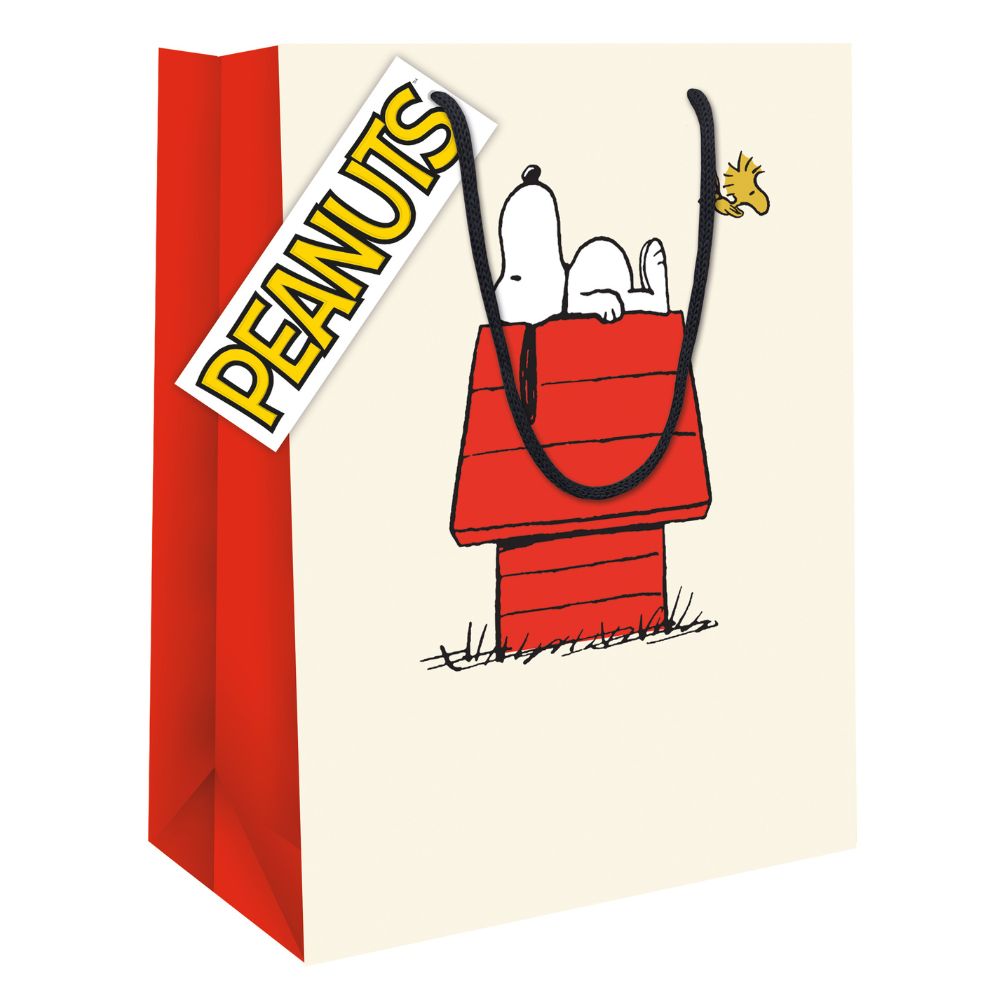 Peanuts Snoopy Medium Gift Bag Official Product