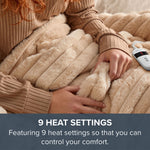 Luxury Faux Fur Heated Throw
