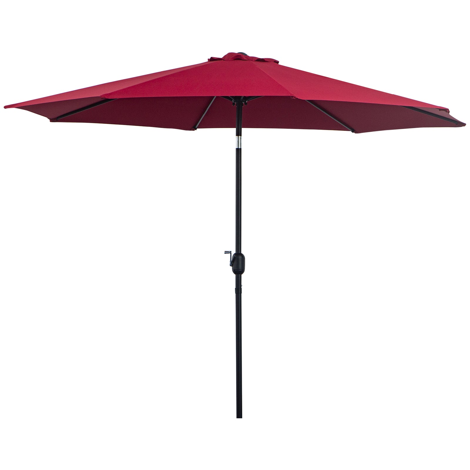 3m Patio Umbrella With Tilt And Crank | Red