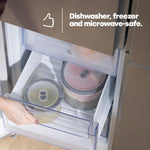 Airtight Mixed Round Containers - Set Of 5
