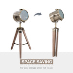 Vintage Tripod Table Desk Lamp Bedside Light Copper