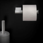 Toilet Roll Holder, White Matt, Wall-mounted, 8,5 Cm. Collection Bwc