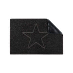 Star Embossed Doormat | Small | Black