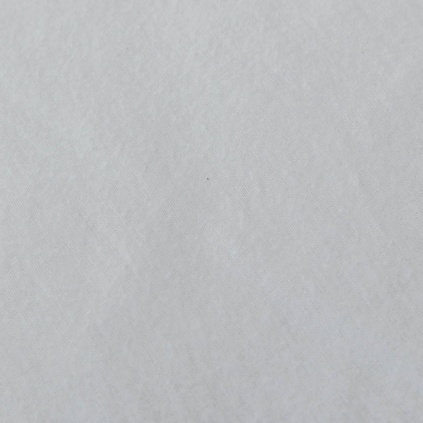 Brushed Cotton Fitted Sheet 100% Cotton Luxury Flannelette | Double | White