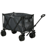 Folding Garden Camping Trolley Steel Frame | Dark Gray