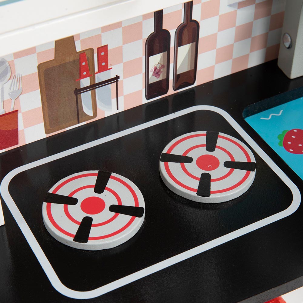 Wooden Mini Kitchen Playset For Kids