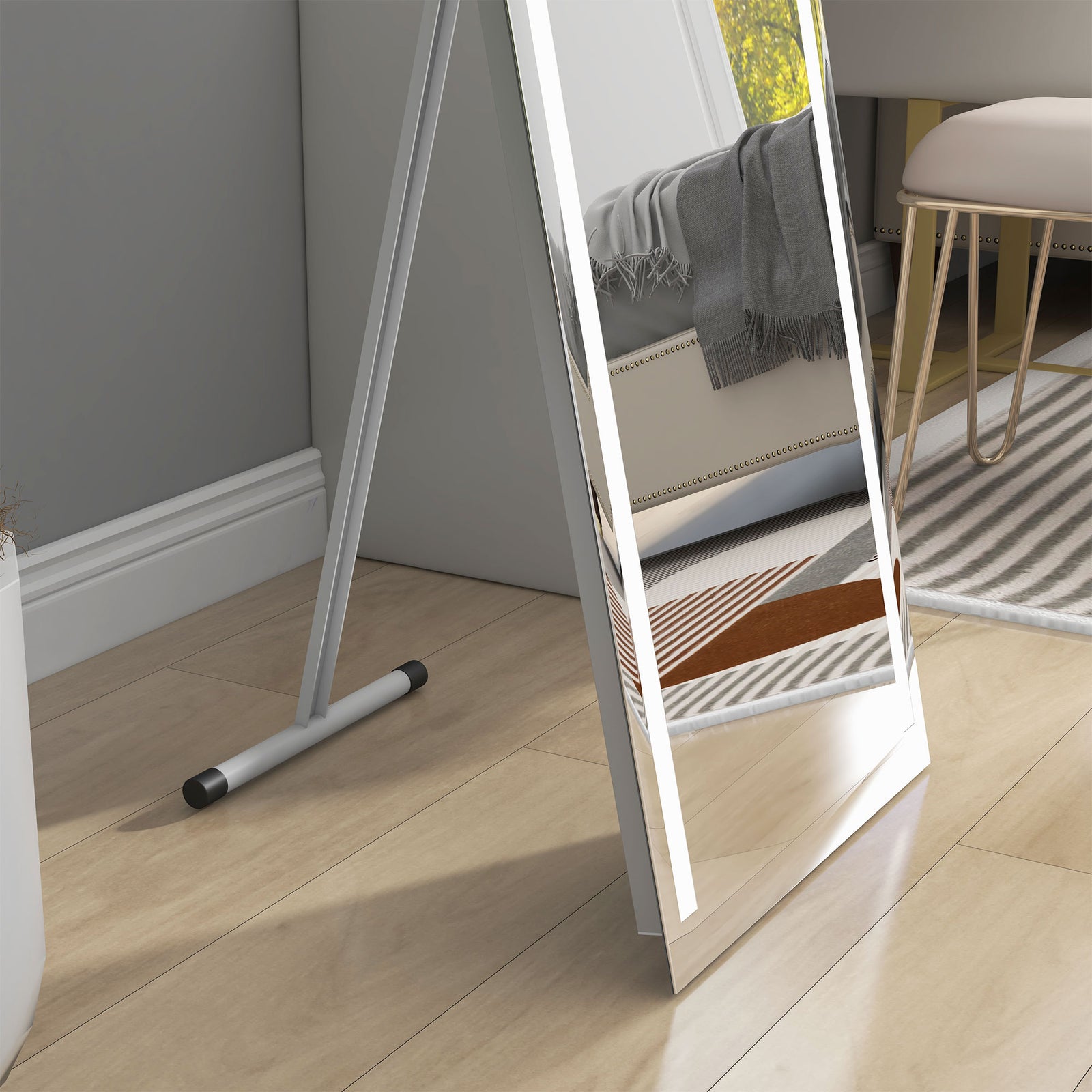 Led Full Length Mirror Dimmable Full Size Body Mirror