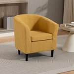 Beulah Fabric Accent Chair | Yellow