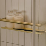 Bathroom Shelf, Organizer, Glass Wiper Matt White Architect S+ Collection