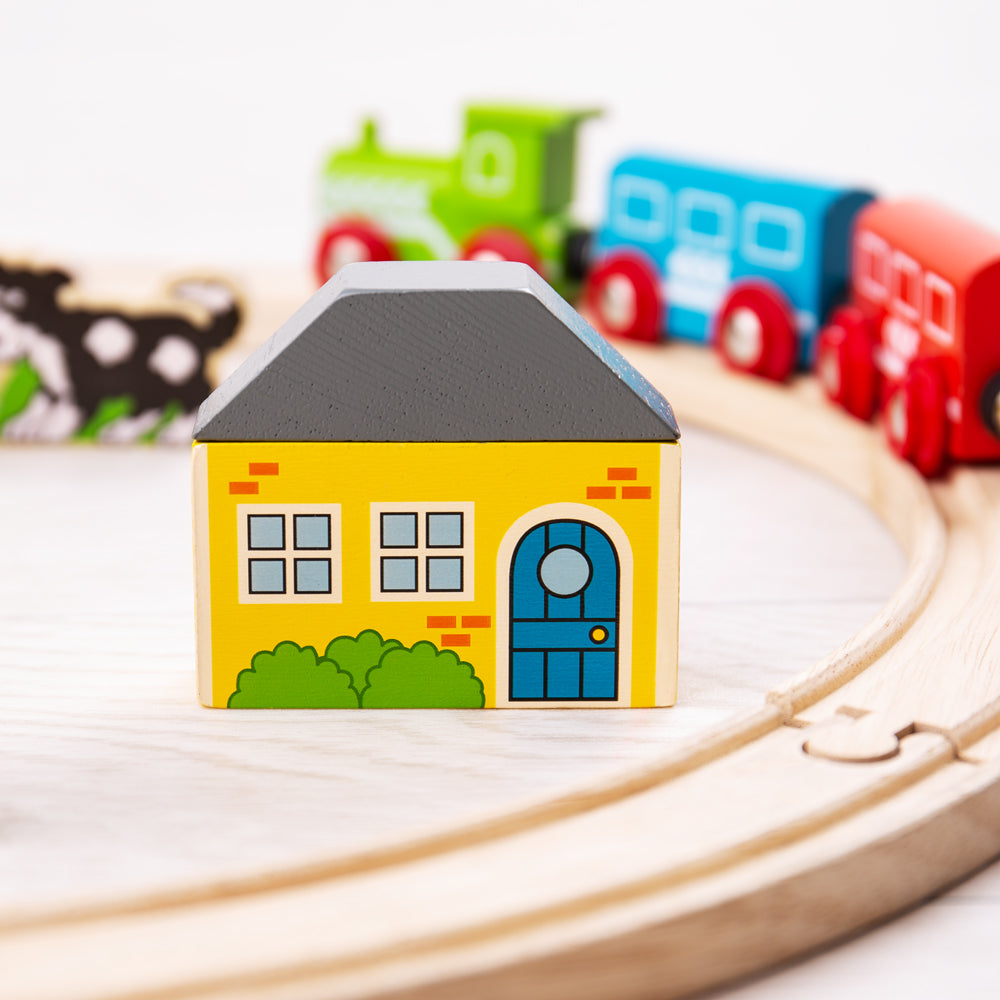 My First Wooden Train Set