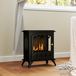 HOMCOM 21" Bioethanol Fireplace Stove For Indoor, Ethanol Fireplace