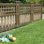 Bronze Finish Garden Border Fence Panels