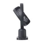 Portable Desk Fan With Led Fill Light, 3-speed Adjustable Airflow, 120° Tilt Angle