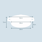 Cast Iron Casserole Dish 28cm Oven Proof Pan & Lid | 28cm | Orange
