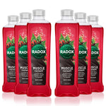 100% Nature Inspired Fragrances Bath Soak, Muscle Therapy, 500ml, 6pk | 6 | Red