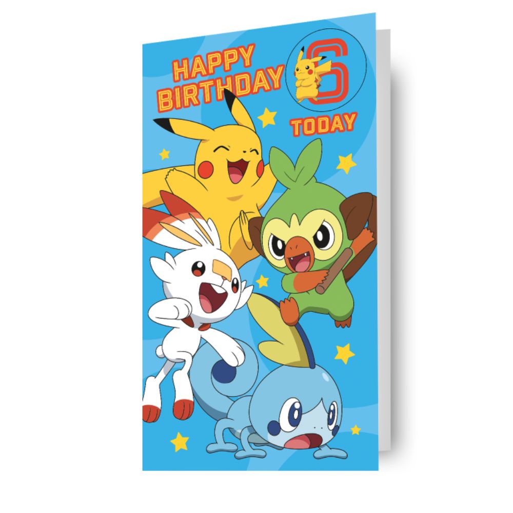 Multi Ages 5-12 Sticker Birthday Card Official Product