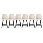 Cayden Comfort Bar Stools - Cream | Set of 6 | Cream