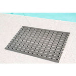 Non-slip Pvc Duckboard Shower Mat  - 61cm X 43cm | Grey