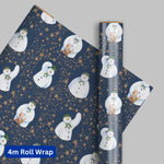 The Snowman Christmas 4m Roll Wrapping Paper Official Product