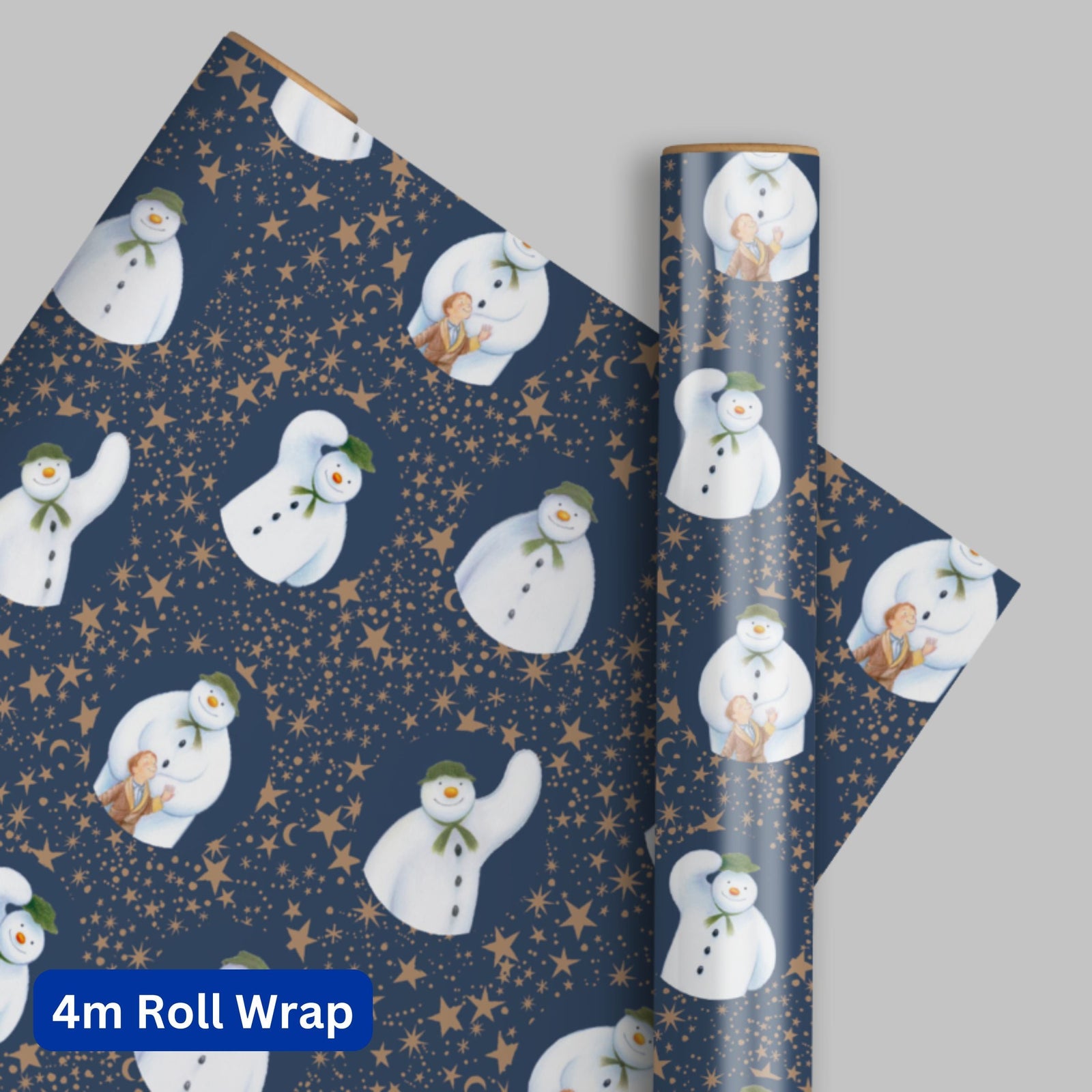 The Snowman Christmas 4m Roll Wrapping Paper Official Product
