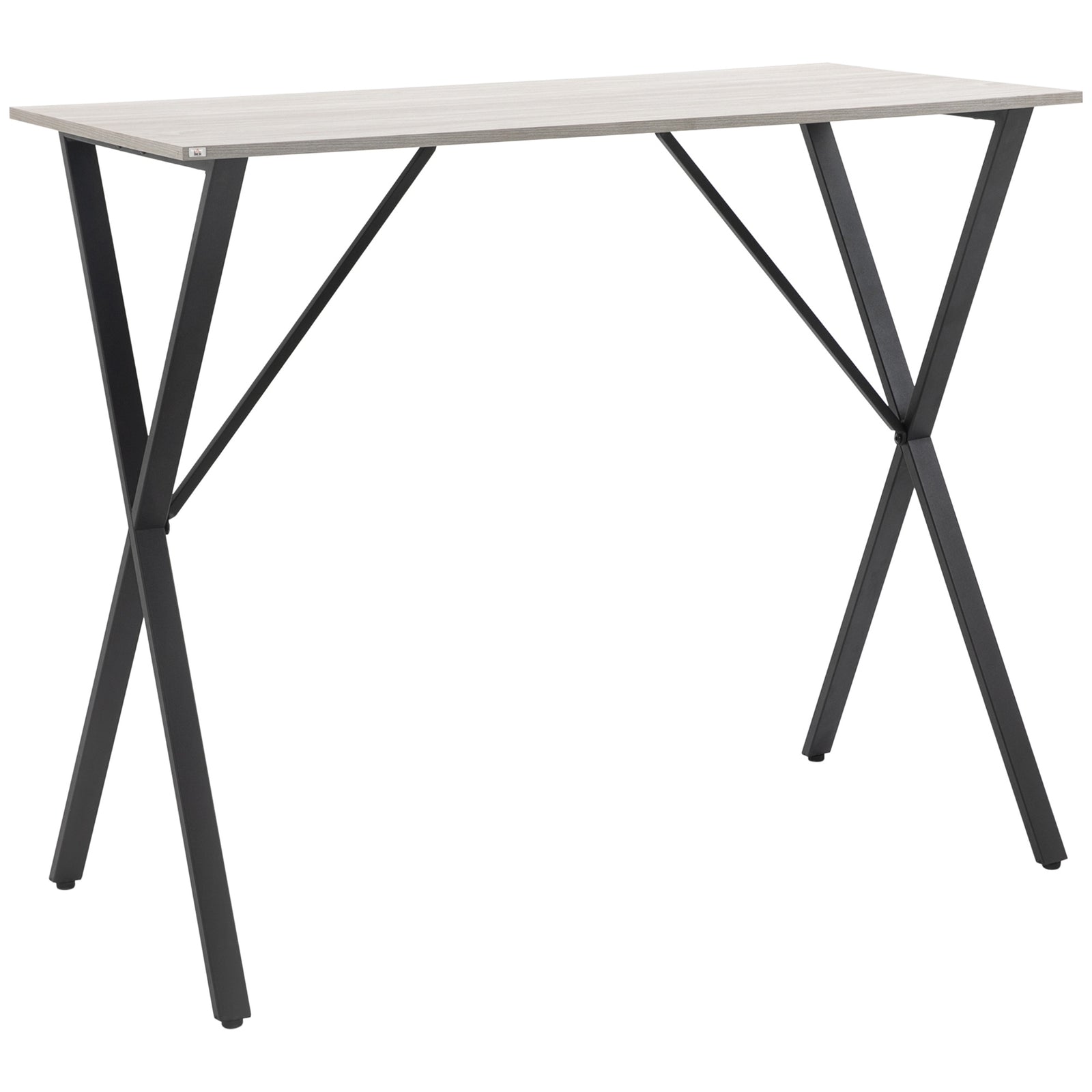 Bar Table, Wood Effect Top, Steel Legs