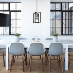 Ralph Pendant Lamp 1xe27 Habd Made Industrial Chic Lamp With Natural Wood Giving The Look Of Stone And Rugged Metal