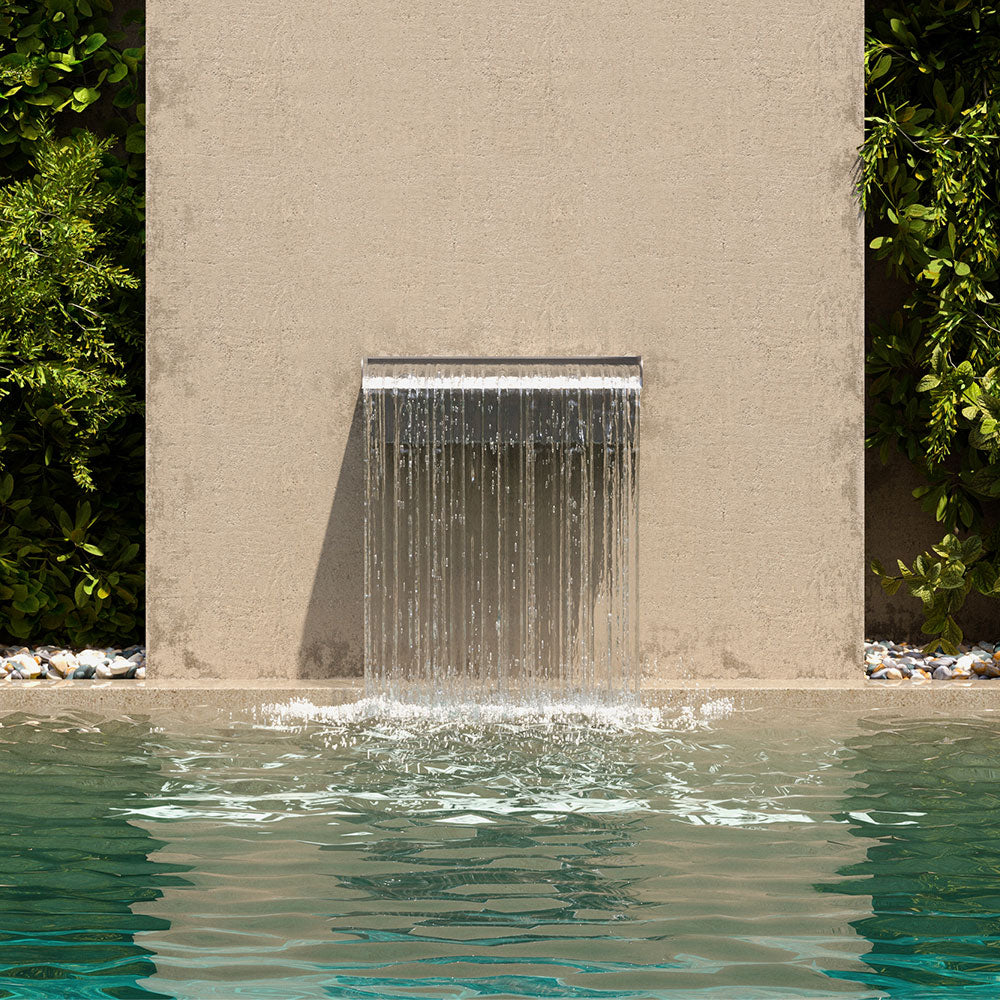 0.2-0.4m Back Entry Stainless Steel Water Blade-6cm Spout Width | Medium | Silver