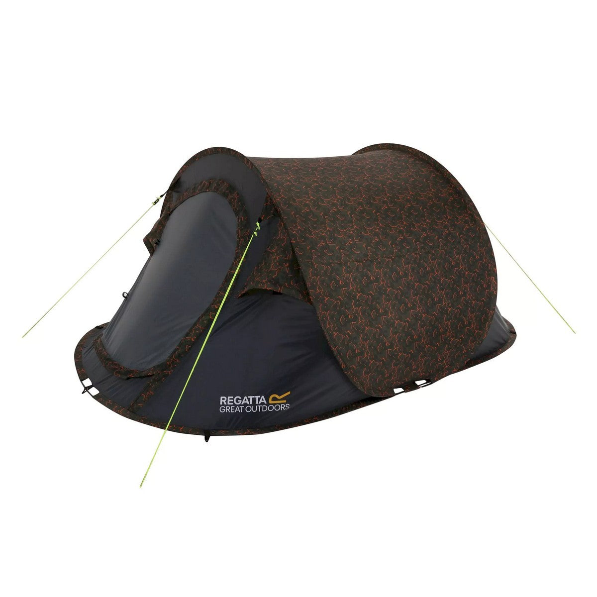 Malawi Camo 2 Person Pop-up Tent | One Size | Orange