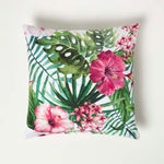 Luxury Outdoor Cushions 2 Set, Waterproof, Soft-touch, Summer Flower, For Garden And Indoors