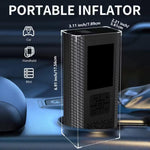 Dyzi 150psi Portable Cordless Tyre Inflator Led Display And Usb Charging