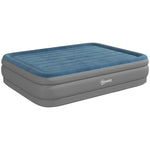 King Size Air Bed With Built-in Pump | Blue