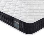 Cloud Medium Pillow Top Pocket Sprung Mattress | Single | White/Black
