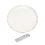 Cruz Led Modern Ceiling Light With Fully Adjustable Brightness And Colour Temperature Via Included Remote Control | 40cm | White
