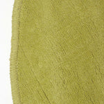 Hand Tufted Plain Cotton Large Round Rug | 70cm x 70cm | Green