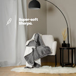 Double Sherpa Fleece Blanket - Urban Chic