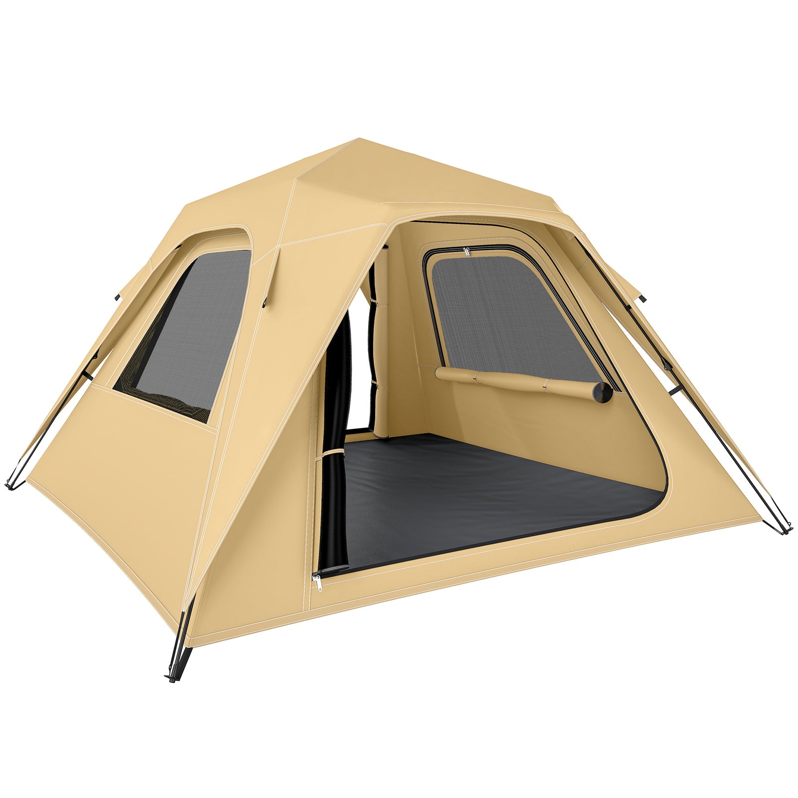Pop Up Tent Waterproof Camping Tents 2-3 People | Khaki