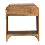 Solid Wood Newton Open-shelf Bedside