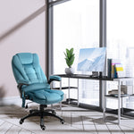 Reclining Chair Heating Massage 6-point | Blue