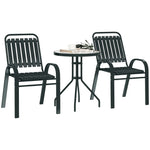 3-piece Garden Set | Charcoal Grey