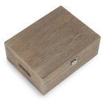 Oak Effect Wooden Box | Small | Brown