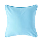 Cotton Plain Cushion Cover | 45cm x 45cm | Blue