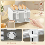 Quick Boil Kettle & Toaster Set | White