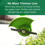 Lawn Barber Garden Strimmer Plastic Blades (10 Pack)