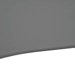 2.5m Cantilever Parasol W/ 360° Rotation, Cross Base | Dark Gray
