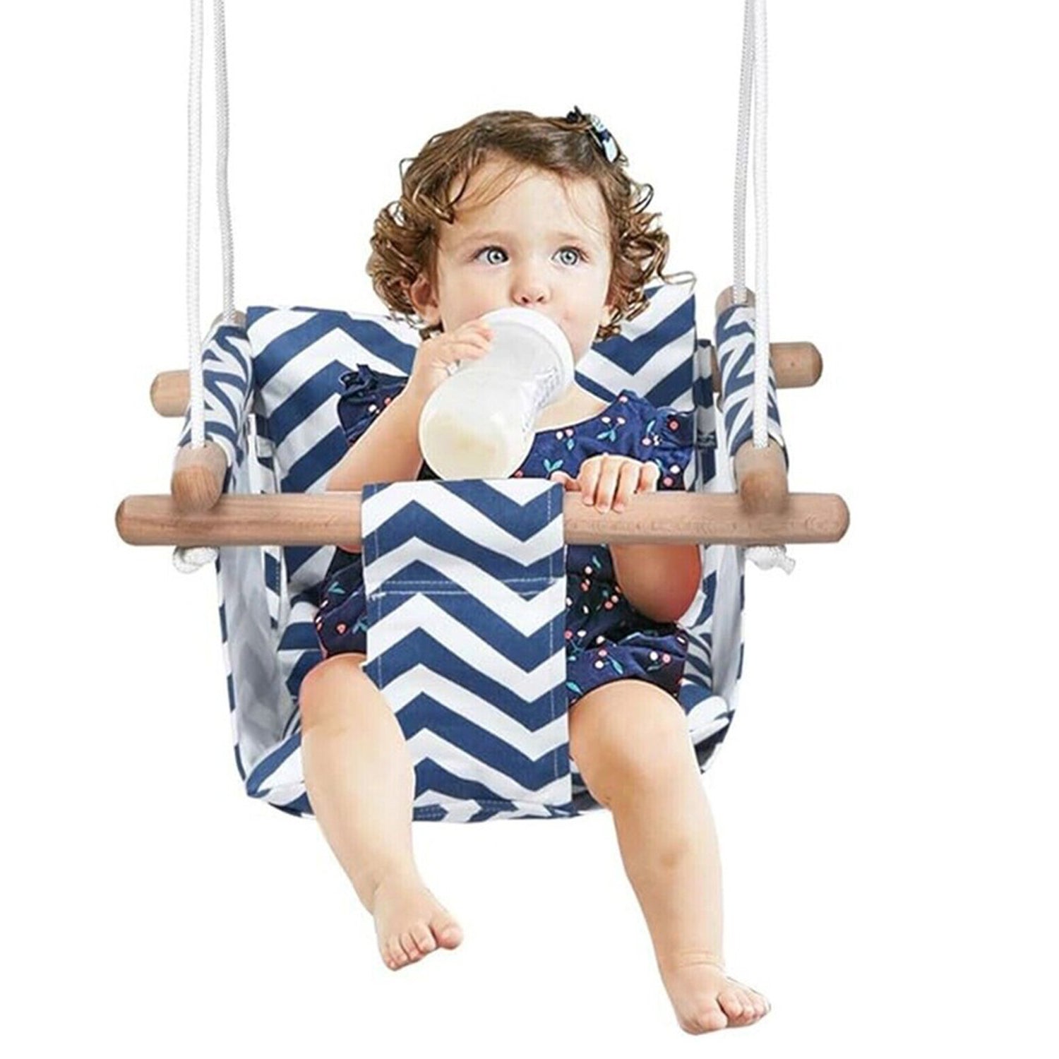 HYGRAD BUILT TO SURVIVE Baby Toddler Swing Seat – Secure Hanging Rope Chair For Outdoor Garden & Kids
