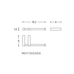 Paper Holder Without Cover Matt Black Logic