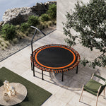 48in Bungee Cords Foldable Round Trampoline With Adjustable T-handle Bar