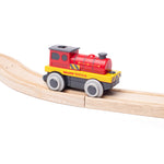 Battery Power Red Train Engine