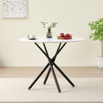 Elegant Seattle Dining Table Set With 4 Velvet Charlotte Chairs | Gray