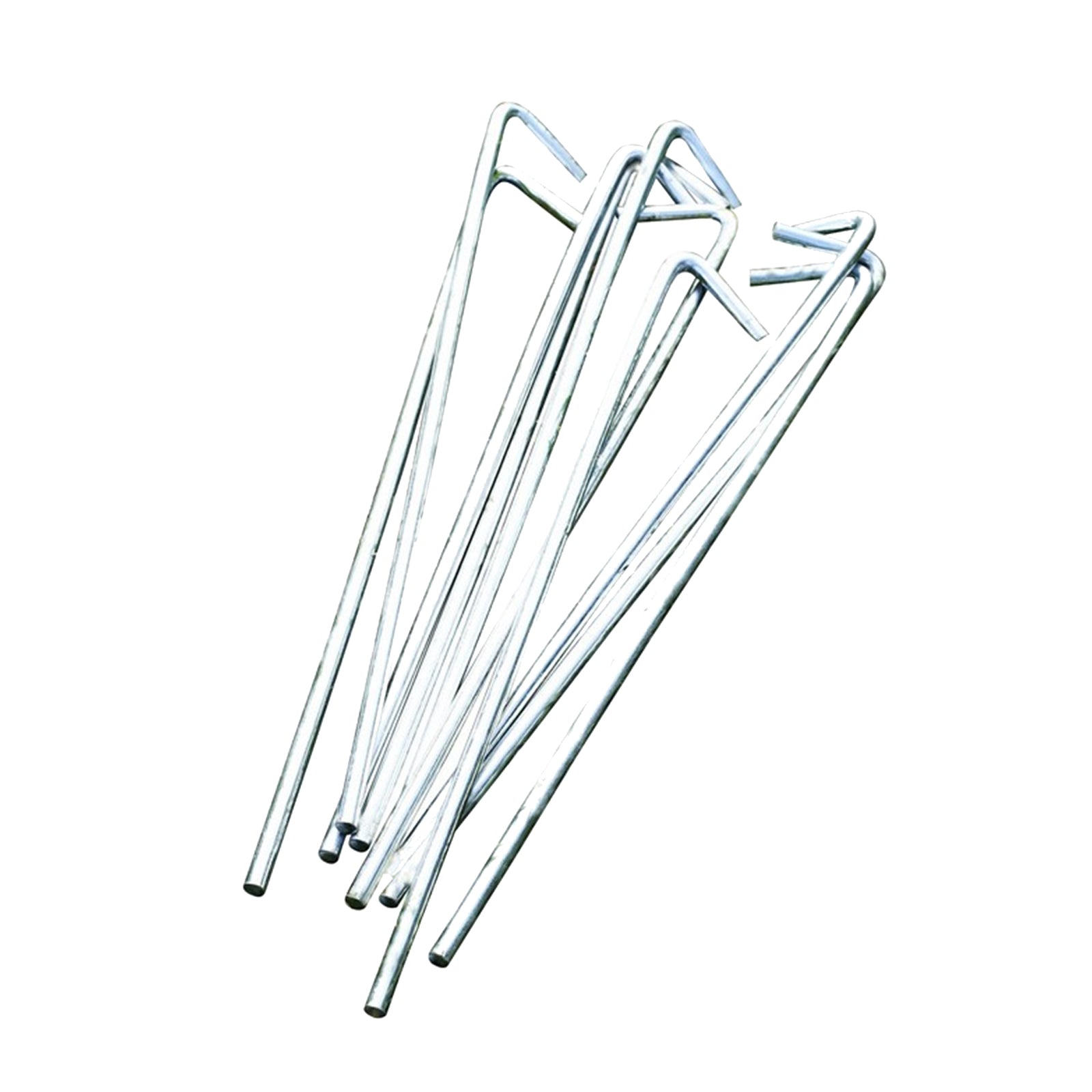 Great Outdoors 7 Roundwire Steel Tent Pegs | One Size | Silver